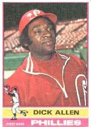1976 Topps Baseball Cards      455     Dick Allen